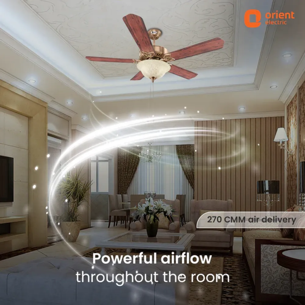 Subaris Solo Underlight Ceiling Fan | 1300mm | Orient