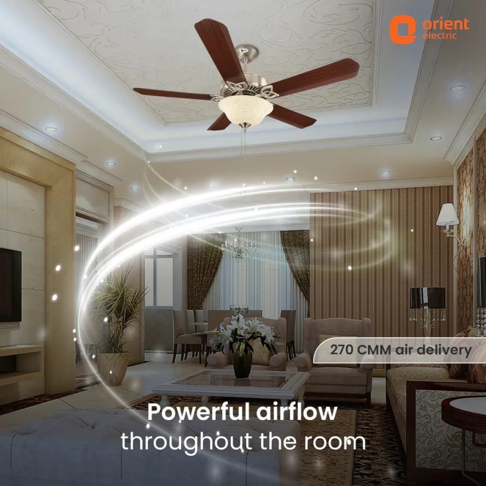 Subaris Solo Underlight Ceiling Fan | 1300mm | Orient