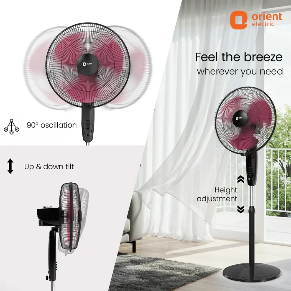 37 Neo High Speed Pedestal Fan | 400mm | Orient