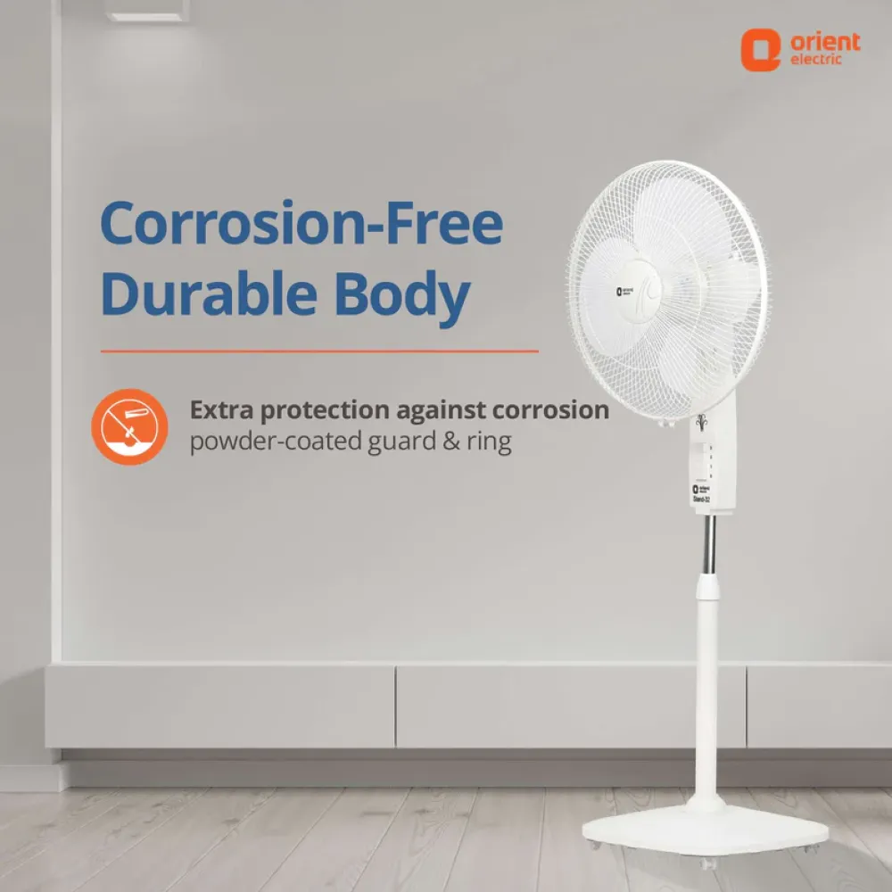 32 Pedestal Stand Fan |  400MM | White | Orient