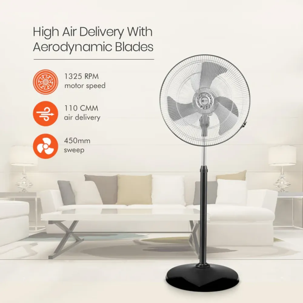 Tornado-II Pedestal Fan | 450mm | Orient
